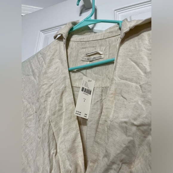 Anthropologie V-Neck Knot Front Midi Dress - Picture 2 of 4